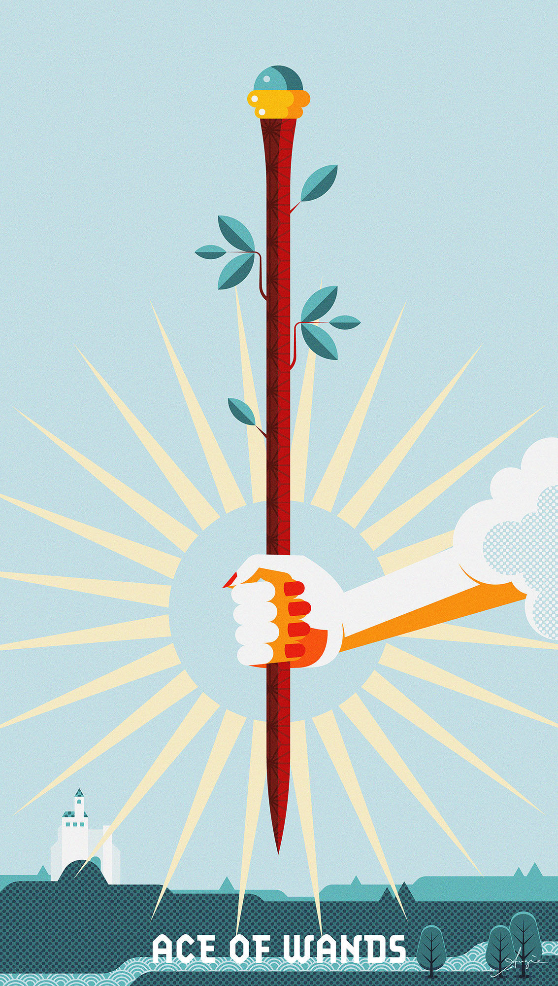 Tarot Deck: Ace of Wands