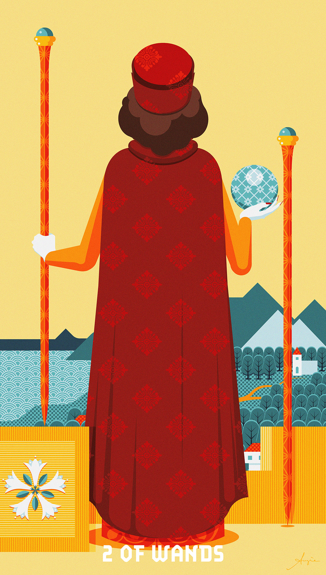 Tarot Deck: 2 of Wands
