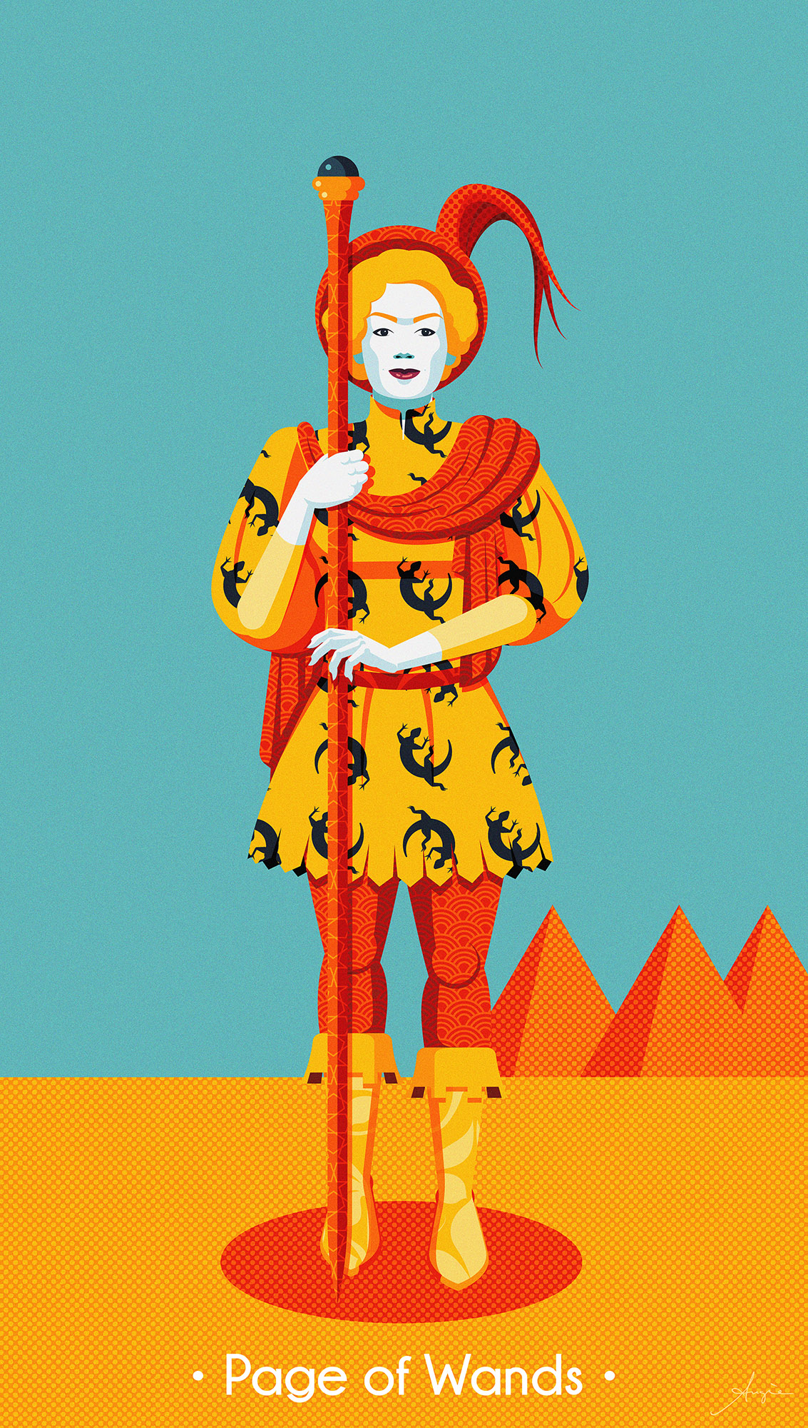 Tarot Deck: Page of Wands