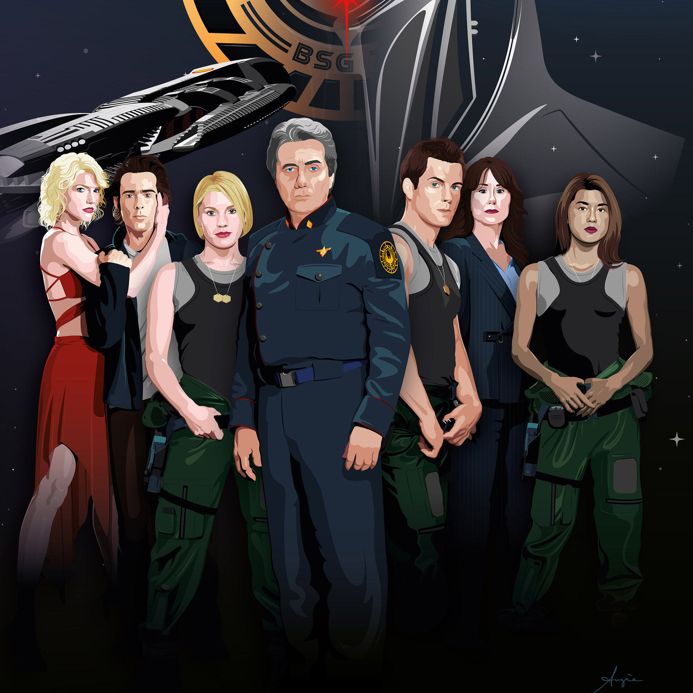 Battlestar Galactica Poster