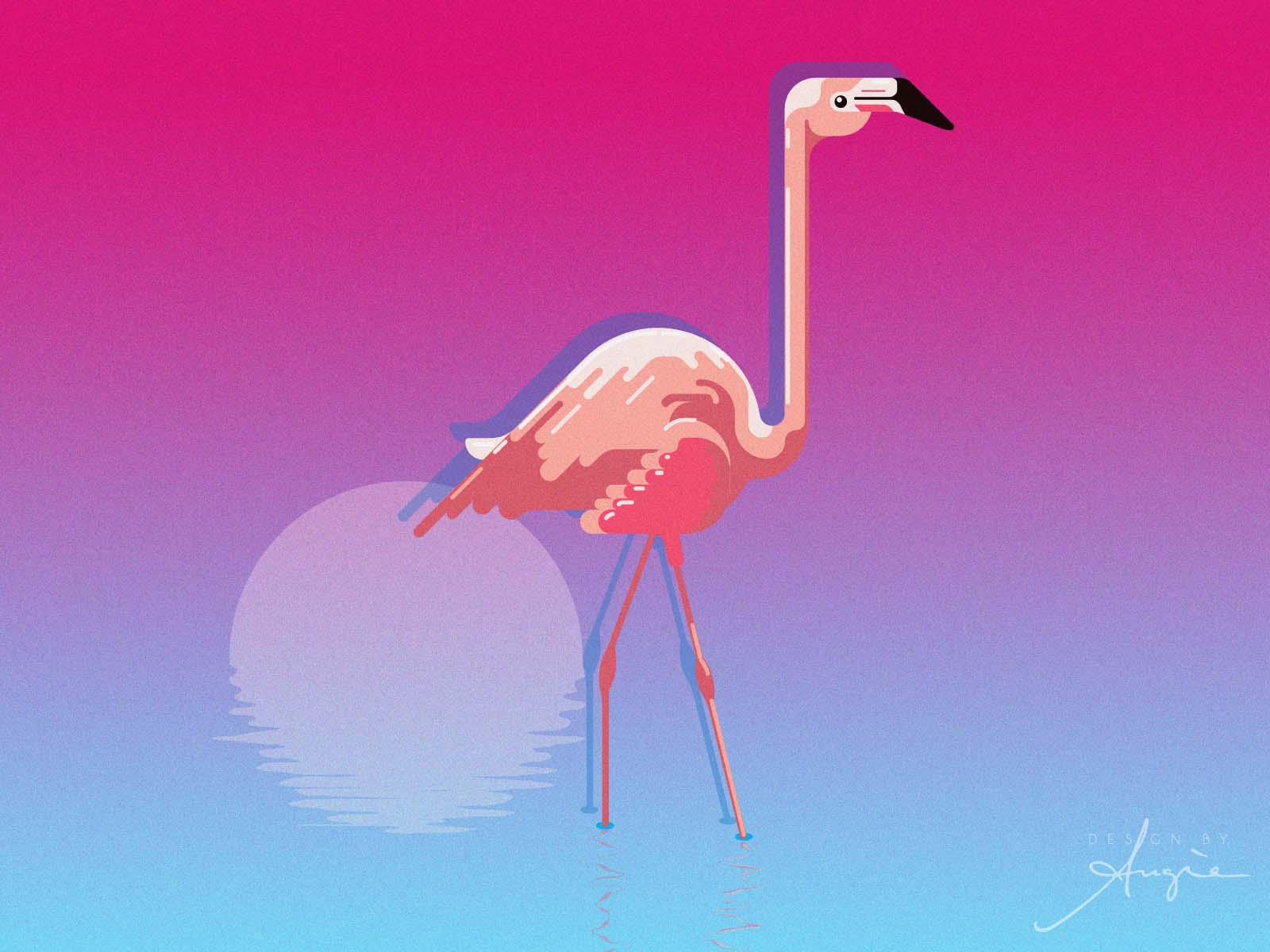 Pink Flamingo - The Animals Collection
