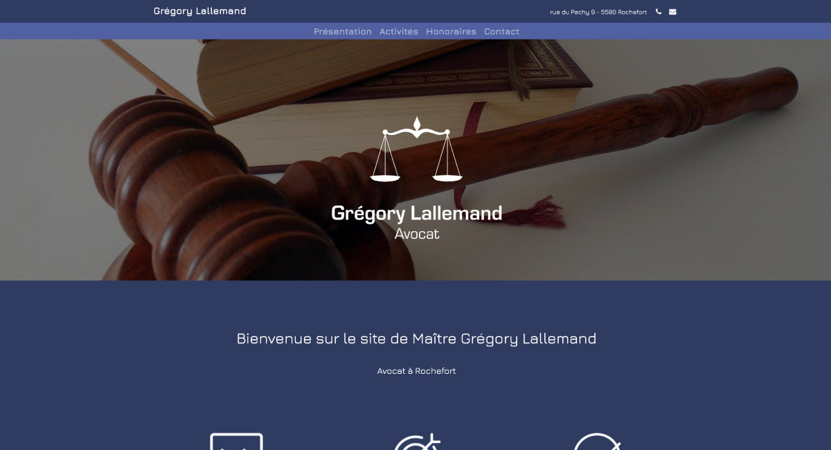 Gregory Lallemand Lawyer website