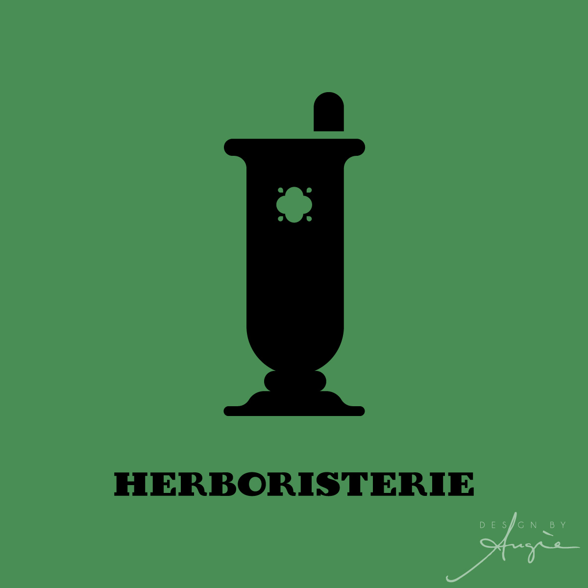 Herboristerie Ficticious Logo