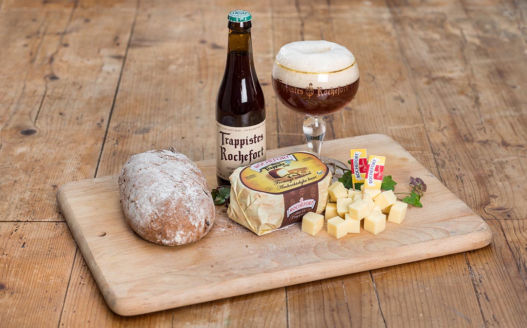 Rochefort Cheese package with Trappist beer
